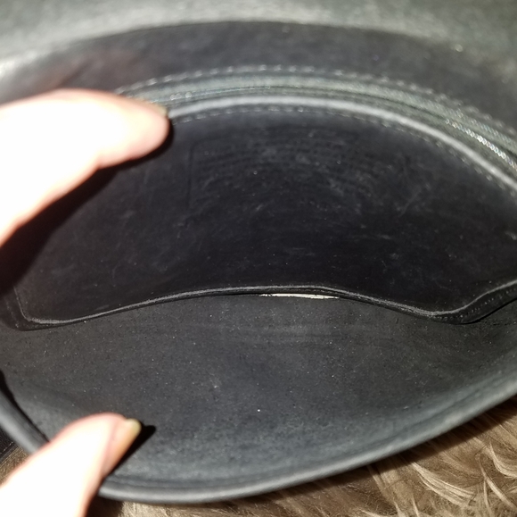 Vintage Black Leather Coach Crossbody - Picture 6 of 6